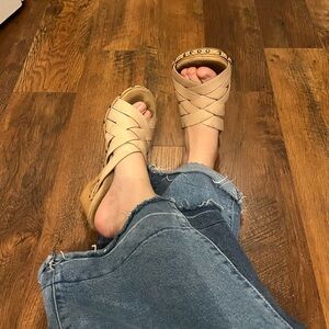 Women's Tan Tory Dansko Heeled Sandals